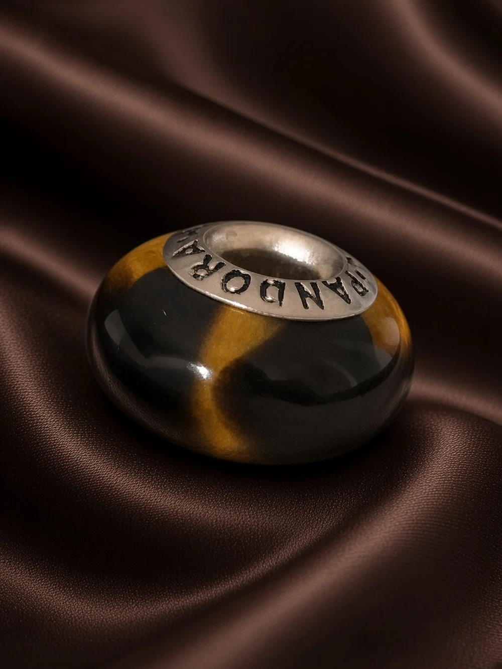 Pandora Murora Charm 925 Thailand | Dark Chocolate Autumn